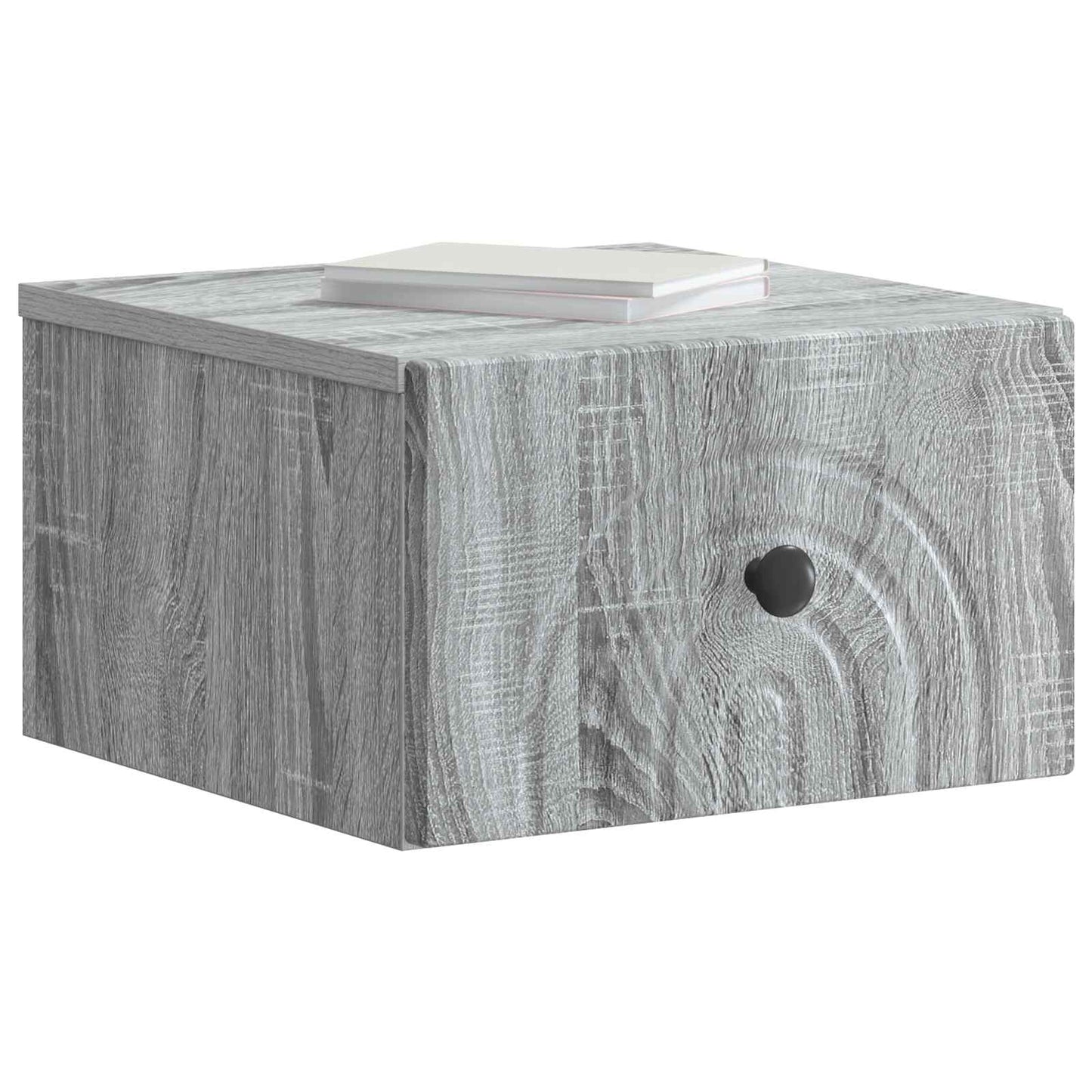 vidaXL Τοίχου Κρεμαστό Κομοδίνο 2 τμχ. Γκρι Sonoma 33 x 34,5 x 20 εκ