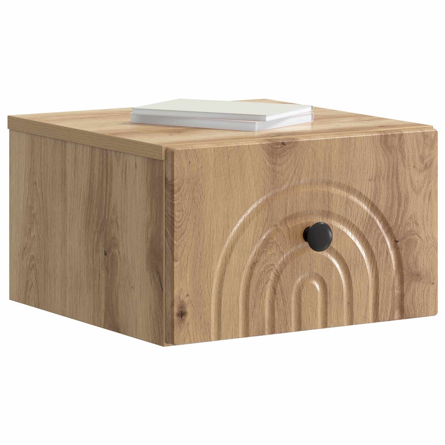 vidaXL Τοίχου Κρεμαστό Κομοδίνο 2 τμχ. Artisan Δρυς 33 x 34,5 x 20 εκ