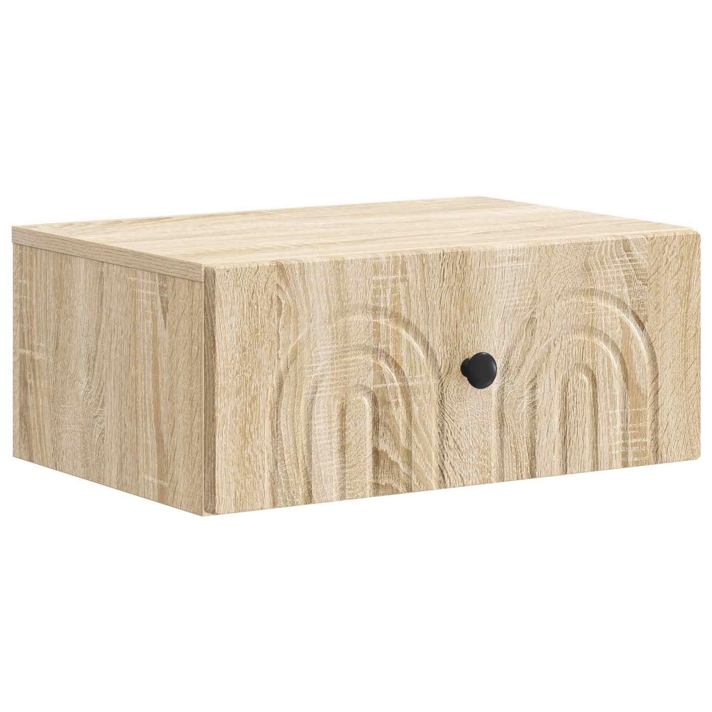 vidaXL Τοίχου Κρεμαστό Κομοδίνο 2 τμχ. Sonoma Δρυς 49 x 34,5 x 20 εκ.