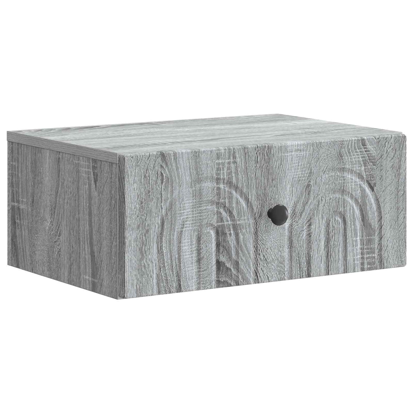 vidaXL Τοίχου Κρεμαστό Κομοδίνο Γκρι Sonoma 49 x 34,5 x 20 εκ.