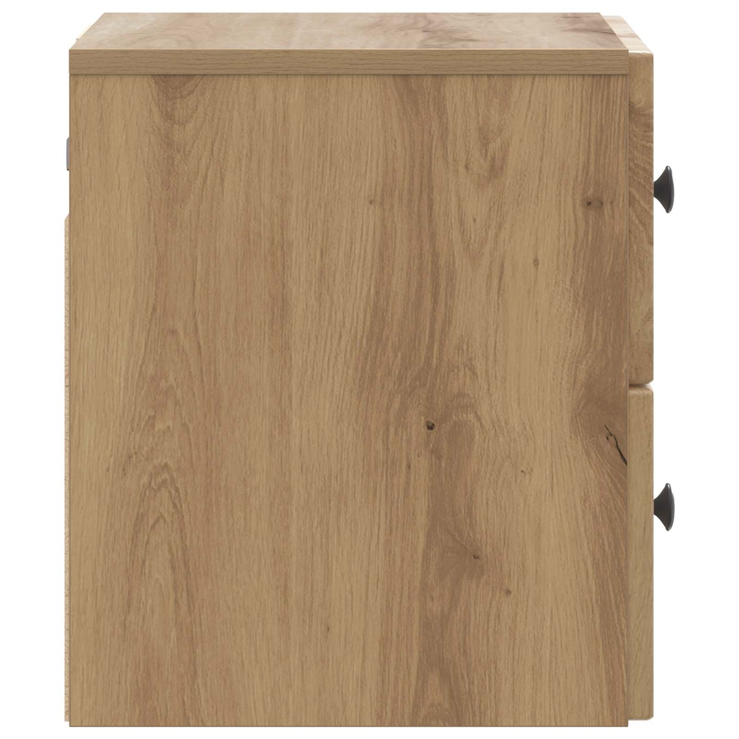 vidaXL Τοίχου Κρεμαστό Κομοδίνο Artisan Δρυς 33 x 34,5 x 40 εκ