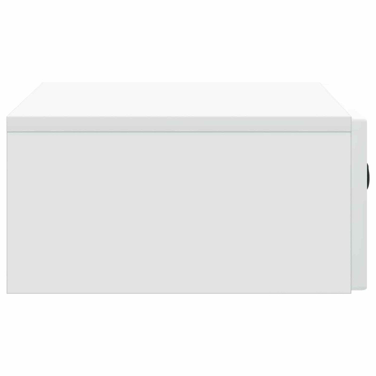 vidaXL Τραπεζάκι Τοίχου Λευκό 59 x 34,5 x 17 εκ. Επεξεργασμένο Ξύλο