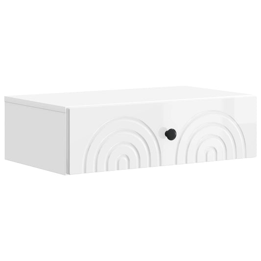 vidaXL Τραπεζάκι Τοίχου 59 x 34,5 x 17 εκ. Επεξεργασμένο Ξύλο