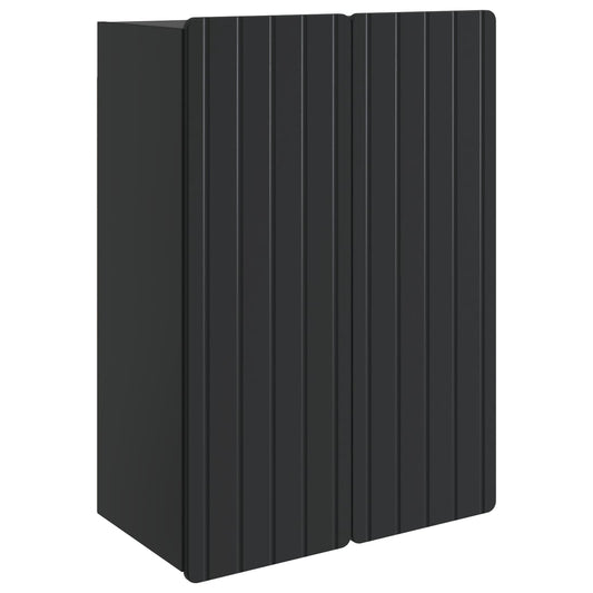 vidaXL Τοίχου Ντουλάπα Μαύρο 66 x 34,5 x 92 εκ. Επεξεργασμένο Ξύλο