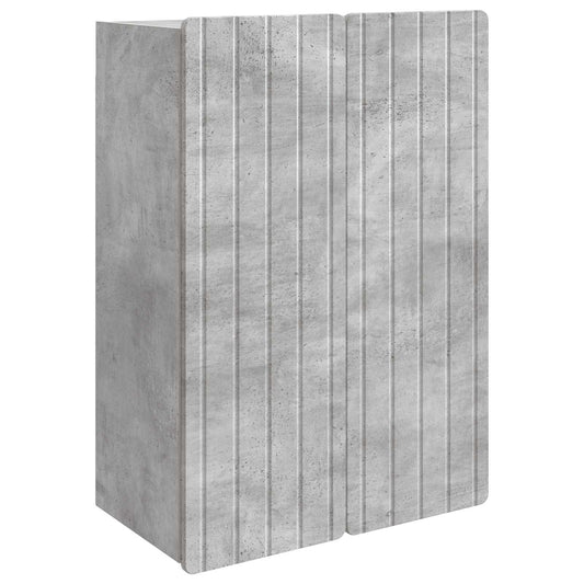 vidaXL Τοίχου Ντουλάπα Γκρι Σκυροδέματος 66 x 34,5 x 92 εκ.