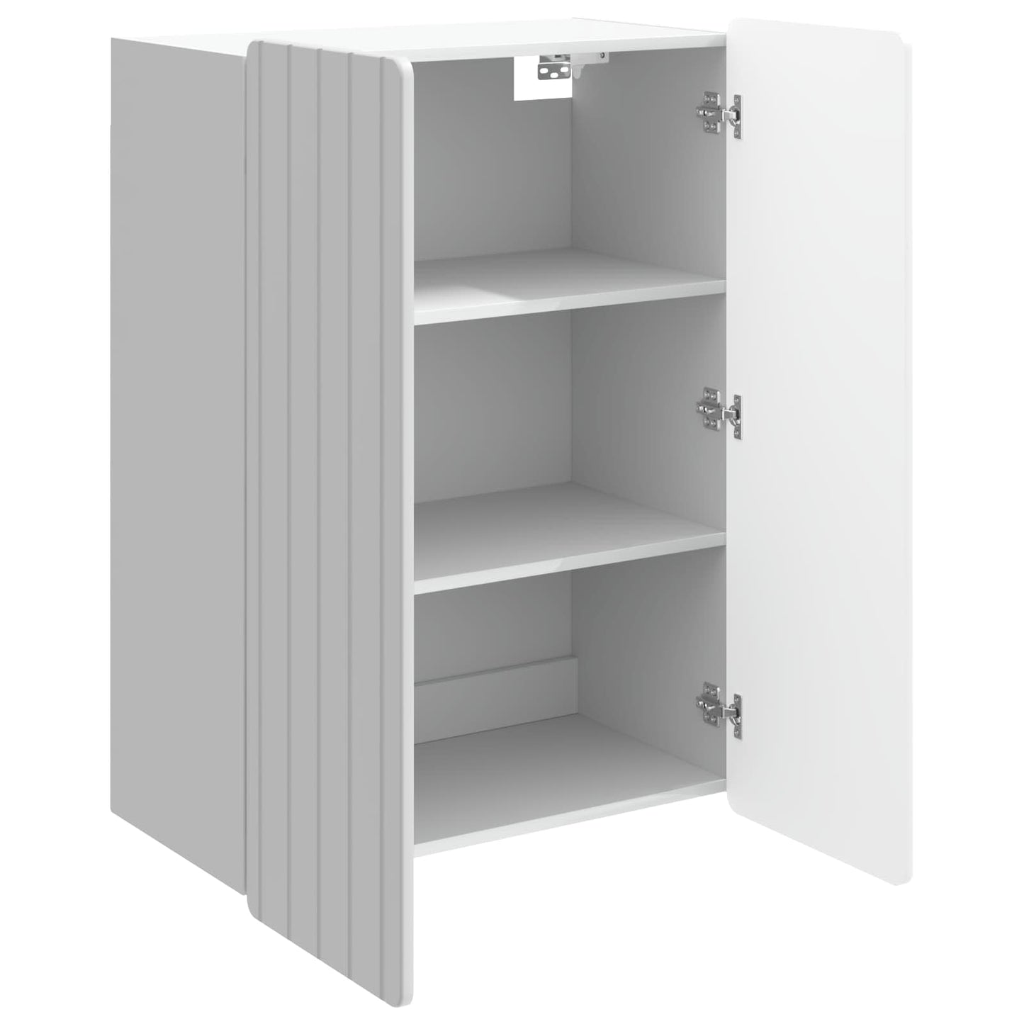 vidaXL Τοίχου Ντουλάπα Γυαλιστερό Λευκό 66 x 34,5 x 92 εκ.