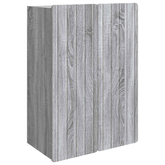 vidaXL Τοίχου Ντουλάπα Γκρι Sonoma 66 x 34,5 x 92 εκ.