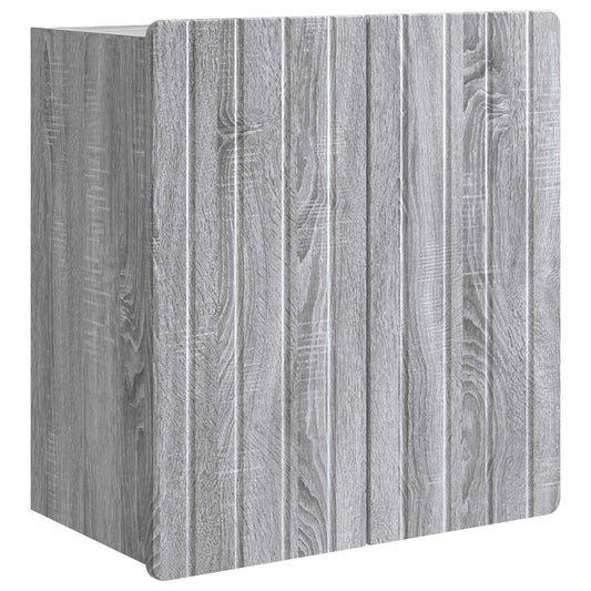 vidaXL Τοίχου Ντουλάπα Γκρι Sonoma 59 x 31 x 64 εκ. Επεξεργασμένο Ξύλο