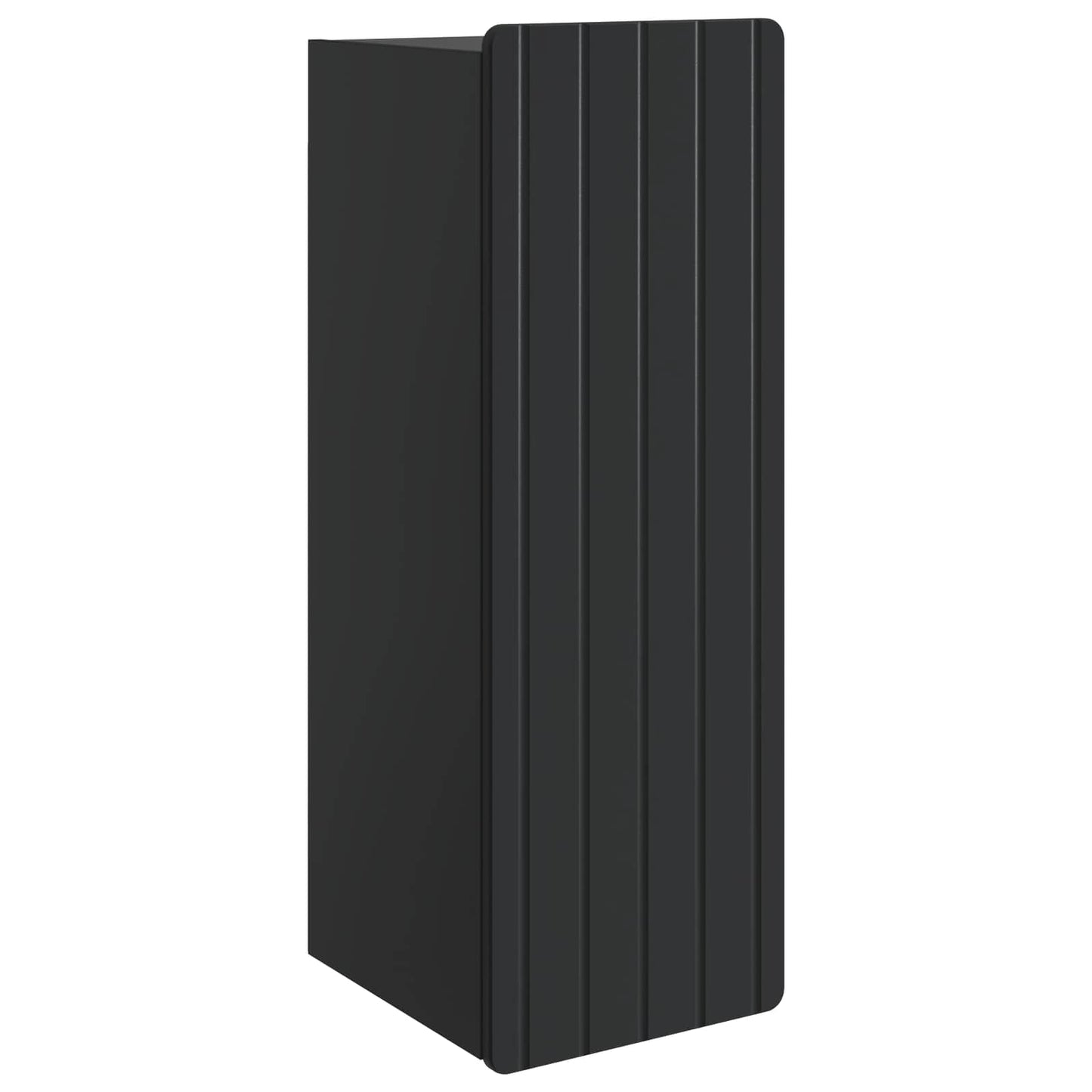 vidaXL Τοίχου Ντουλάπα Μαύρο 33 x 34,5 x 94 εκ. Επεξεργασμένο Ξύλο