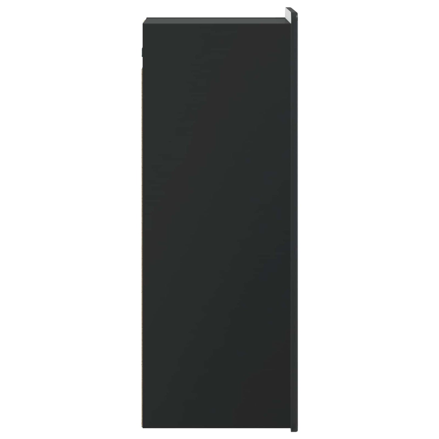 vidaXL Τοίχου Ντουλάπα Μαύρο 33 x 34,5 x 94 εκ. Επεξεργασμένο Ξύλο
