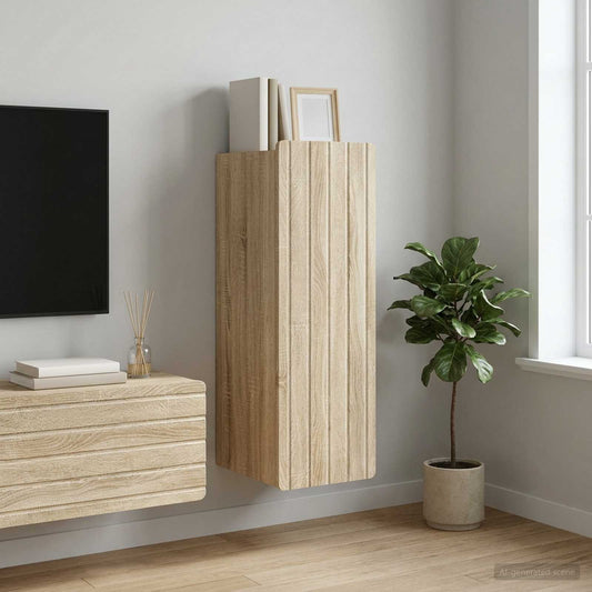 vidaXL Τοίχου Ντουλάπα Sonoma Δρυς 33 x 34,5 x 94 εκ.