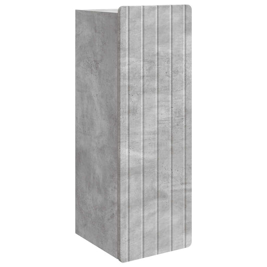 vidaXL Τοίχου Ντουλάπα Γκρι Σκυροδέματος 33 x 34,5 x 94 εκ.