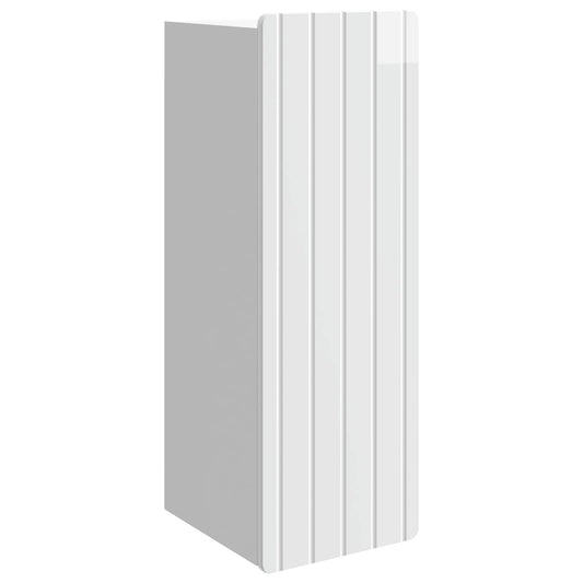 vidaXL Τοίχου Ντουλάπα Γυαλιστερό Λευκό 33 x 34,5 x 94 εκ.