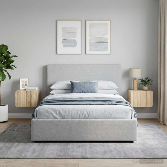 vidaXL Τοίχου Κρεμαστό Κομοδίνο 2 τμχ. Sonoma Δρυς 33 x 34,5 x 24 εκ.