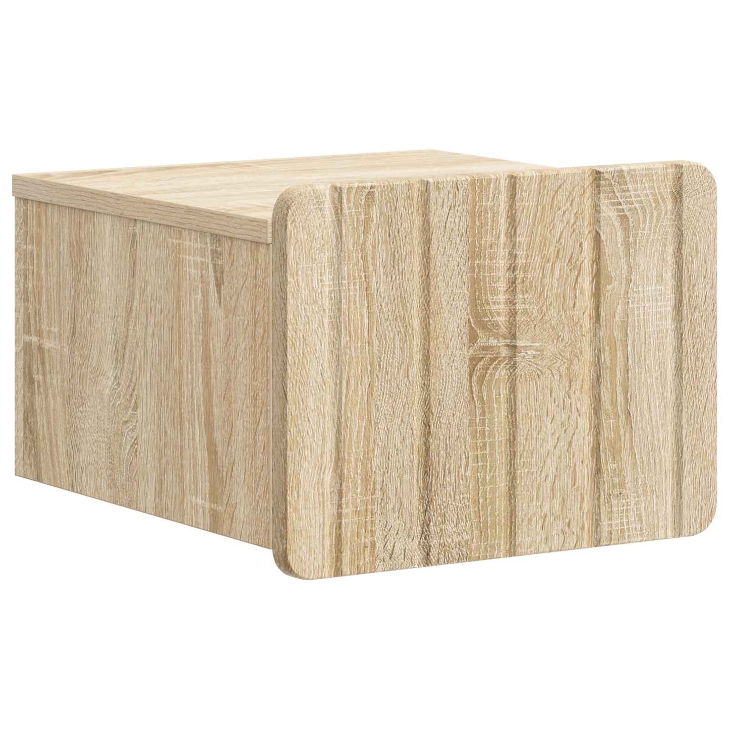 vidaXL Τοίχου Κρεμαστό Κομοδίνο 2 τμχ. Sonoma Δρυς 33 x 34,5 x 24 εκ.