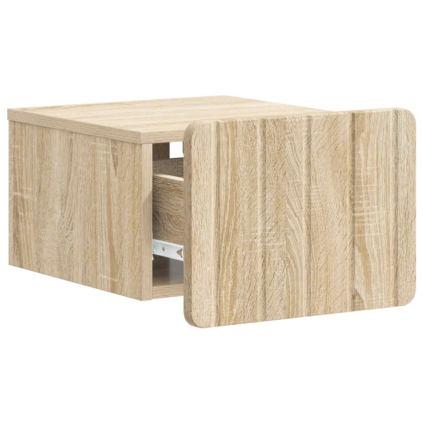 vidaXL Τοίχου Κρεμαστό Κομοδίνο 2 τμχ. Sonoma Δρυς 33 x 34,5 x 24 εκ.