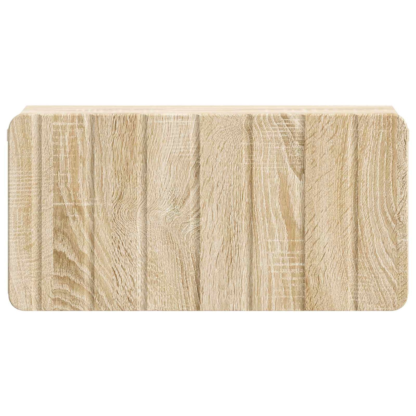 vidaXL Τοίχου Κρεμαστό Κομοδίνο 2 τμχ. Sonoma Δρυς 49 x 34,5 x 24 εκ.