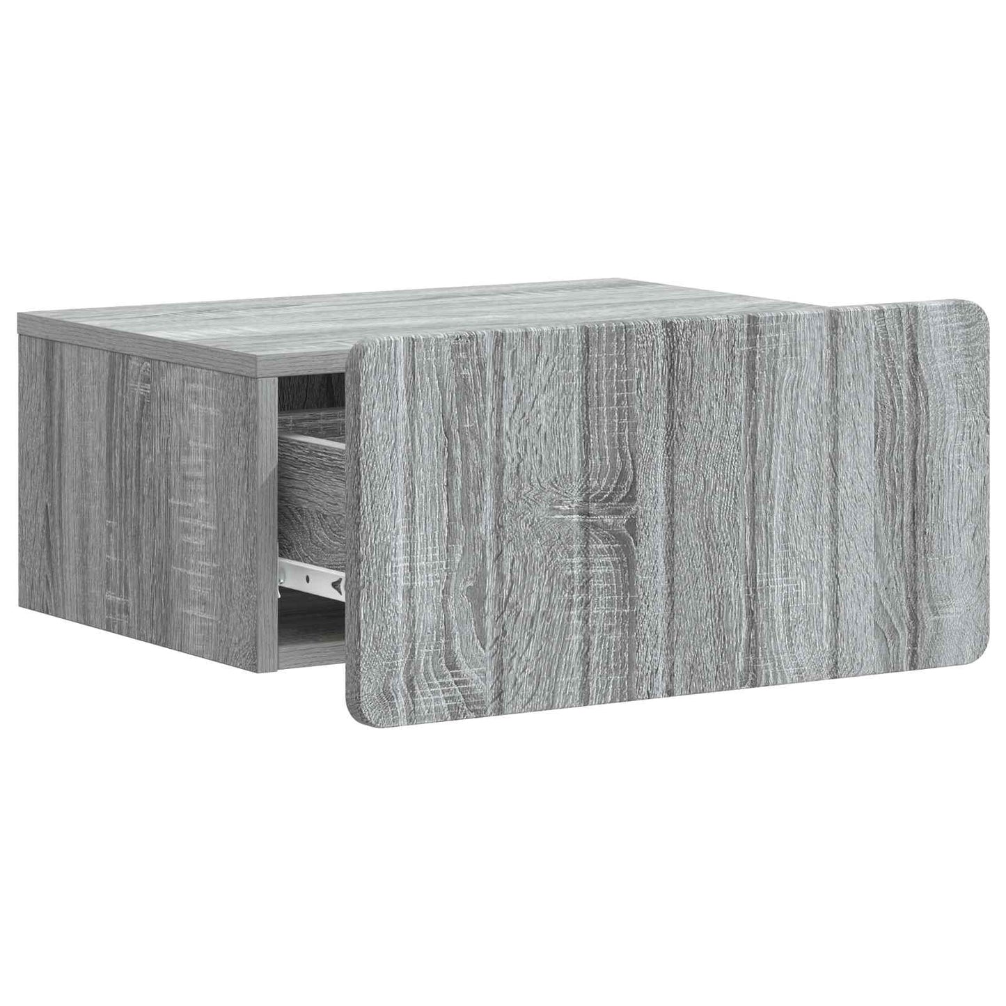 vidaXL Τοίχου Κρεμαστό Κομοδίνο Γκρι Sonoma 49 x 34,5 x 24 εκ.