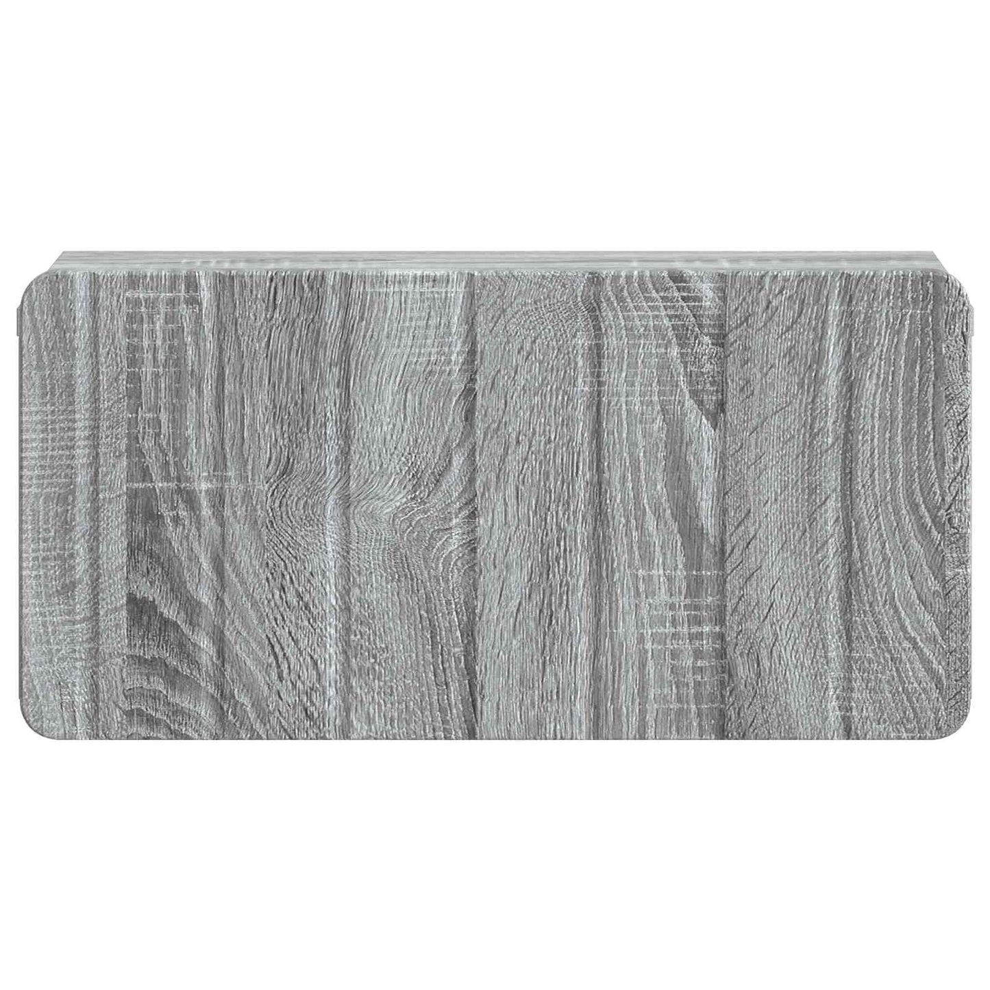vidaXL Τοίχου Κρεμαστό Κομοδίνο 2 τμχ. Γκρι Sonoma 49 x 34,5 x 24 εκ.