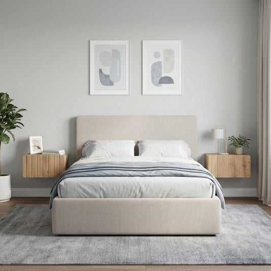 vidaXL Τοίχου Κρεμαστό Κομοδίνο 2 τμχ. Artisan Δρυς 49 x 34,5 x 24 εκ.