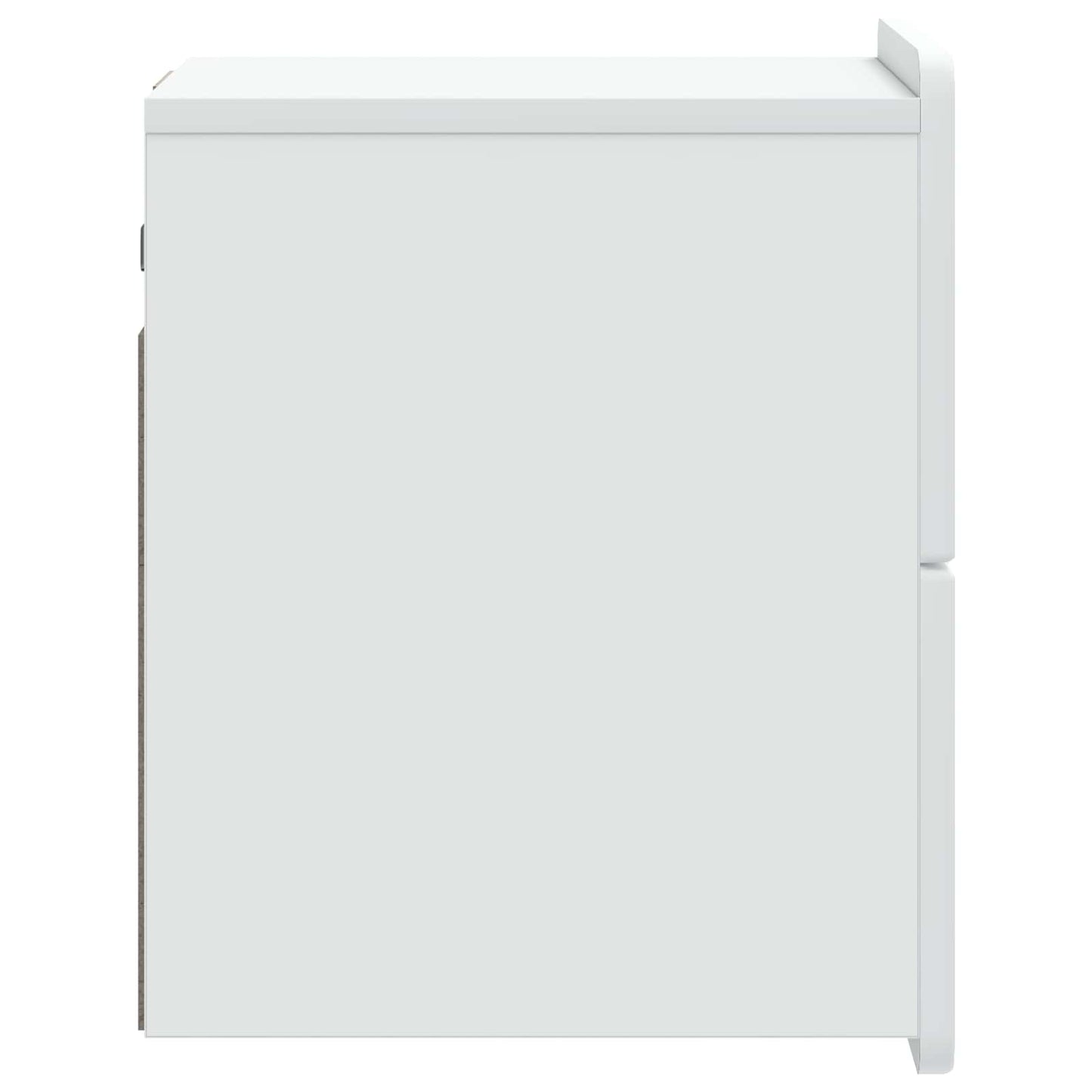 vidaXL Τοίχου Κρεμαστό Κομοδίνο 2 τμχ. Λευκό 33 x 34,5 x 43 εκ.