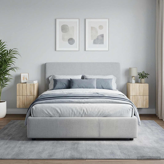vidaXL Τοίχου Κρεμαστό Κομοδίνο 2 τμχ. Sonoma Δρυς 33 x 34,5 x 43 εκ.