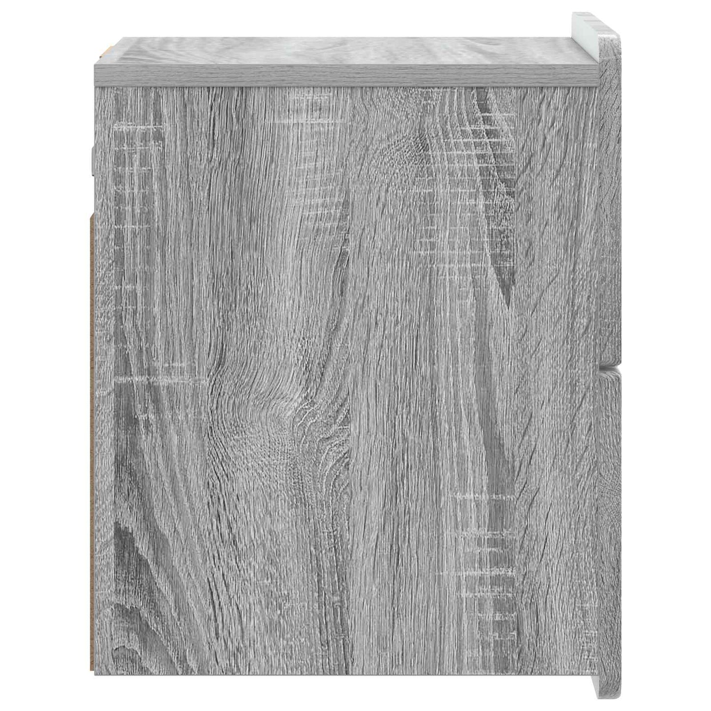 vidaXL Τοίχου Κρεμαστό Κομοδίνο 2 τμχ. Γκρι Sonoma 33 x 34,5 x 43 εκ.