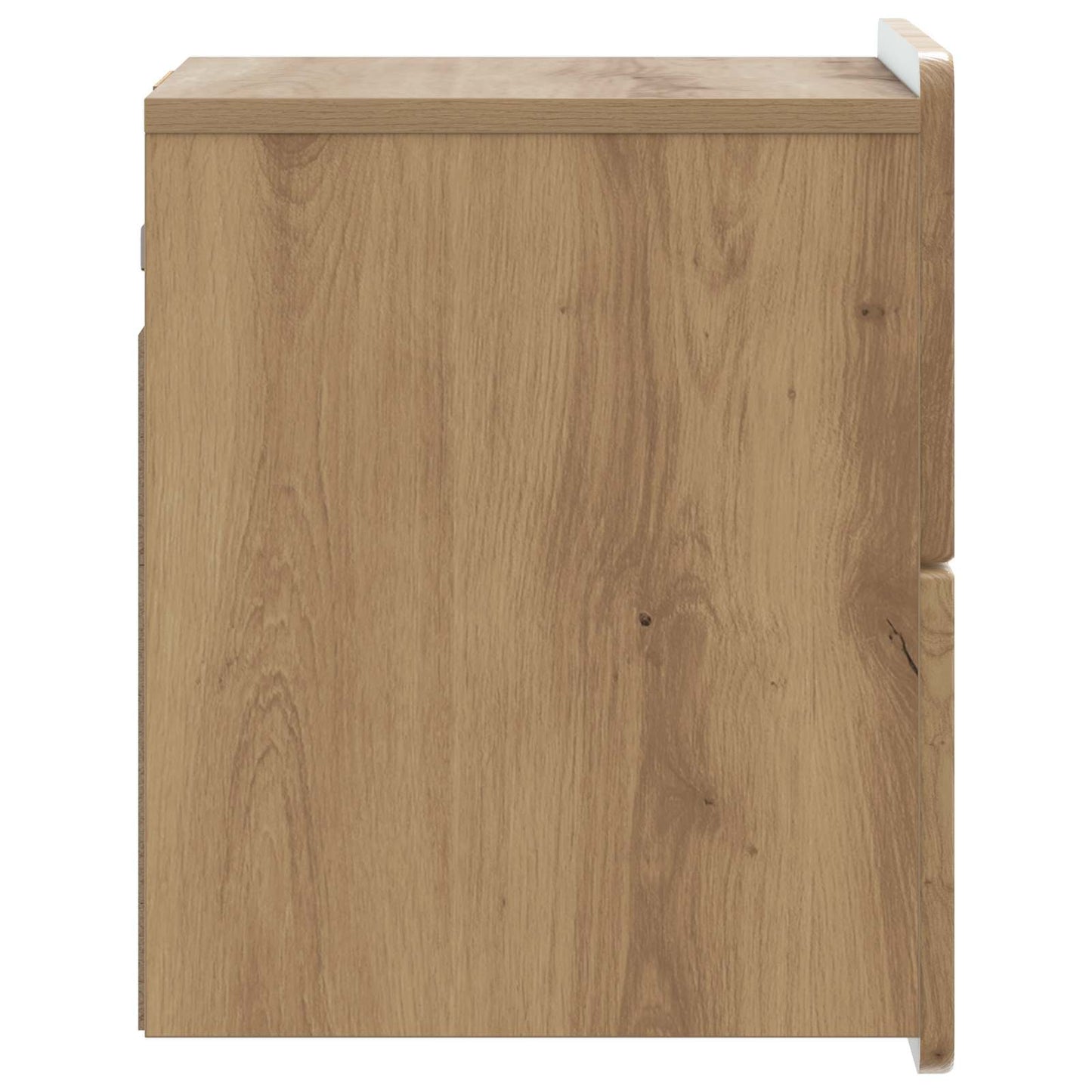 vidaXL Τοίχου Κρεμαστό Κομοδίνο 2 τμχ. Artisan Δρυς 33 x 34,5 x 43 εκ.