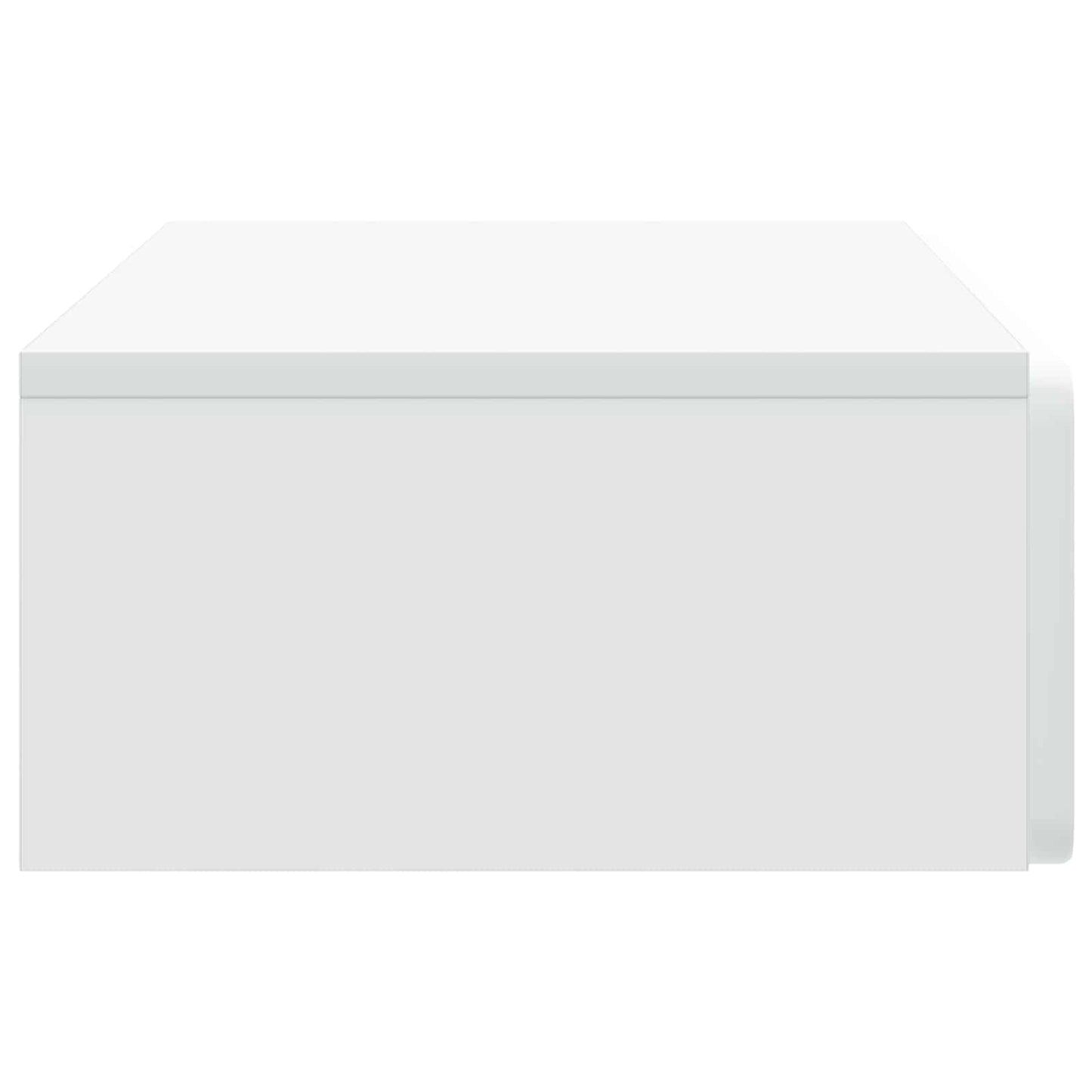 vidaXL Τραπεζάκι Τοίχου Λευκό 87,5 x 34,5 x 17 εκ. Επεξεργασμένο Ξύλο