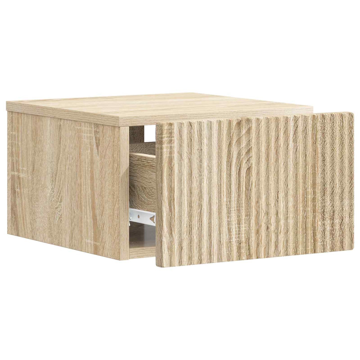 vidaXL Τοίχου Κρεμαστό Κομοδίνο 2 τμχ. Sonoma Δρυς 33 x 34,5 x 20 εκ