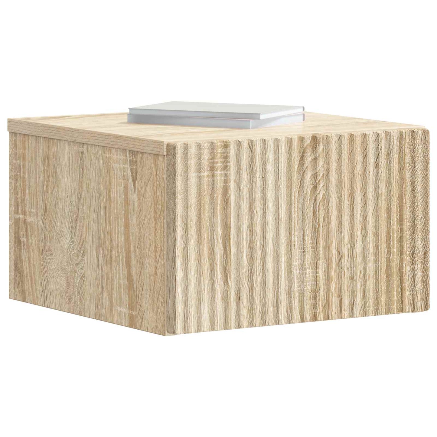 vidaXL Τοίχου Κρεμαστό Κομοδίνο 2 τμχ. Sonoma Δρυς 33 x 34,5 x 20 εκ