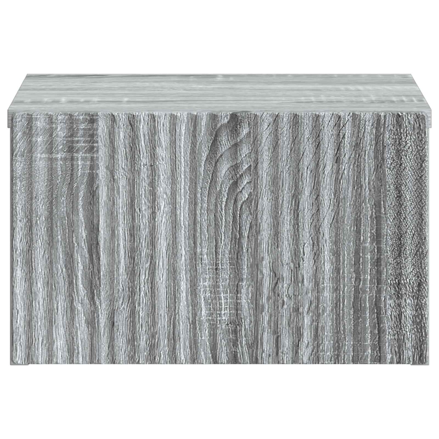 vidaXL Τοίχου Κρεμαστό Κομοδίνο 2 τμχ. Γκρι Sonoma 33 x 34,5 x 20 εκ