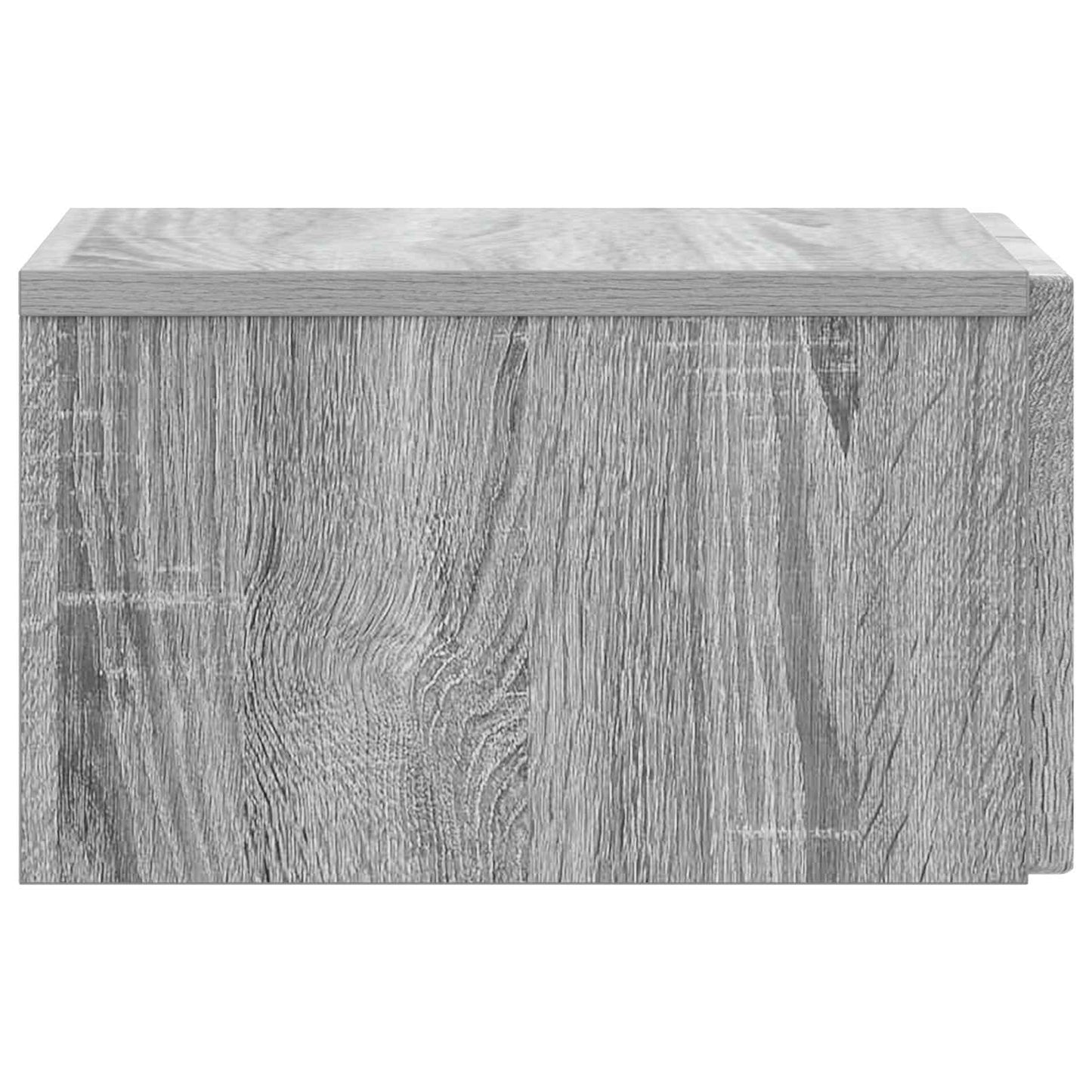 vidaXL Τοίχου Κρεμαστό Κομοδίνο 2 τμχ. Γκρι Sonoma 33 x 34,5 x 20 εκ