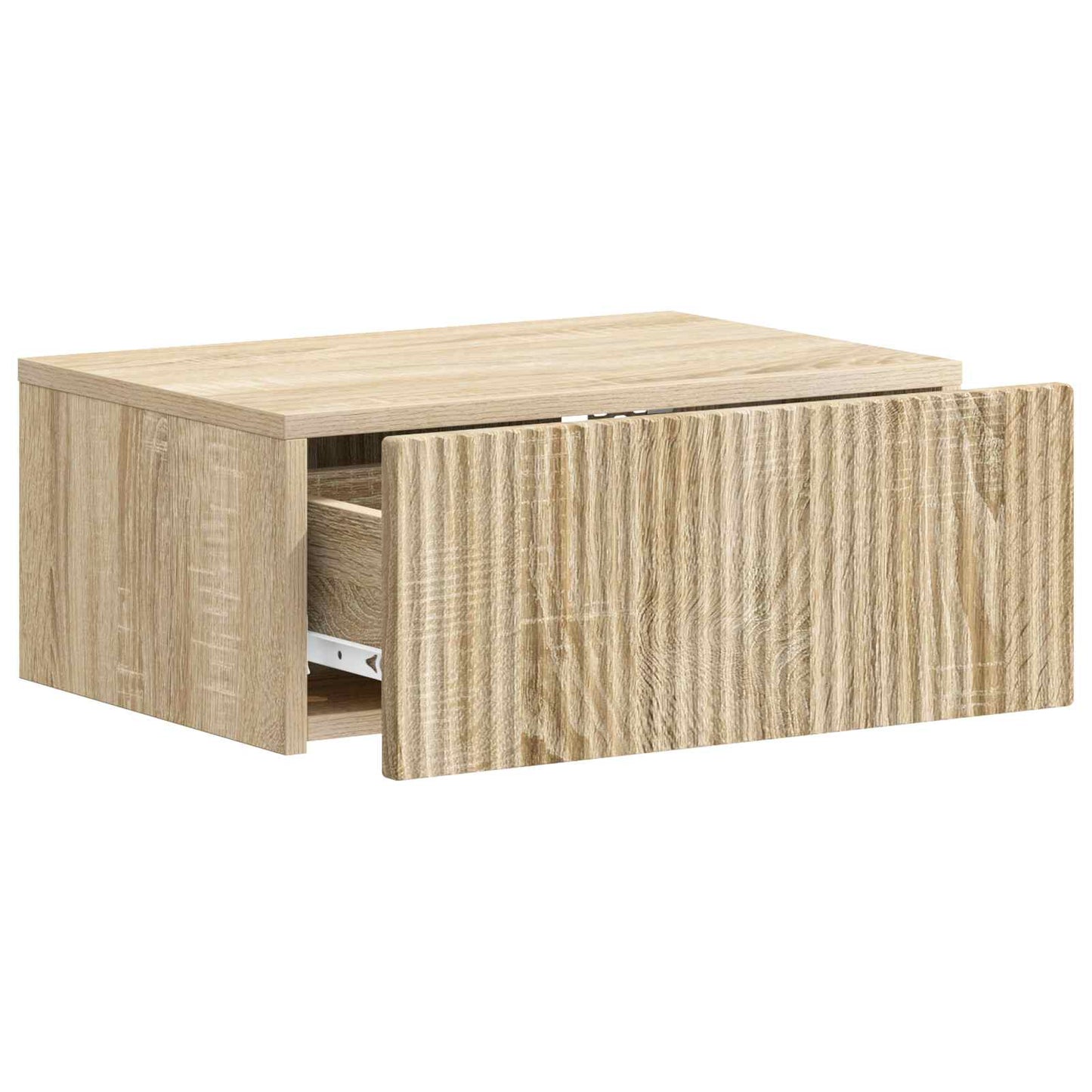 vidaXL Τοίχου Κρεμαστό Κομοδίνο 2 τμχ. Sonoma Δρυς 49 x 34,5 x 20 εκ.