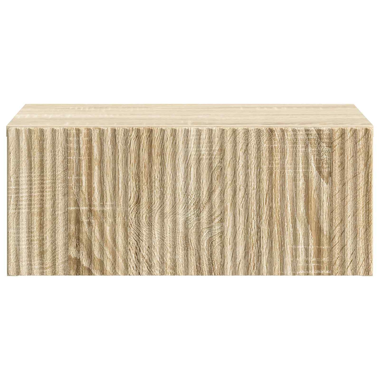 vidaXL Τοίχου Κρεμαστό Κομοδίνο 2 τμχ. Sonoma Δρυς 49 x 34,5 x 20 εκ.