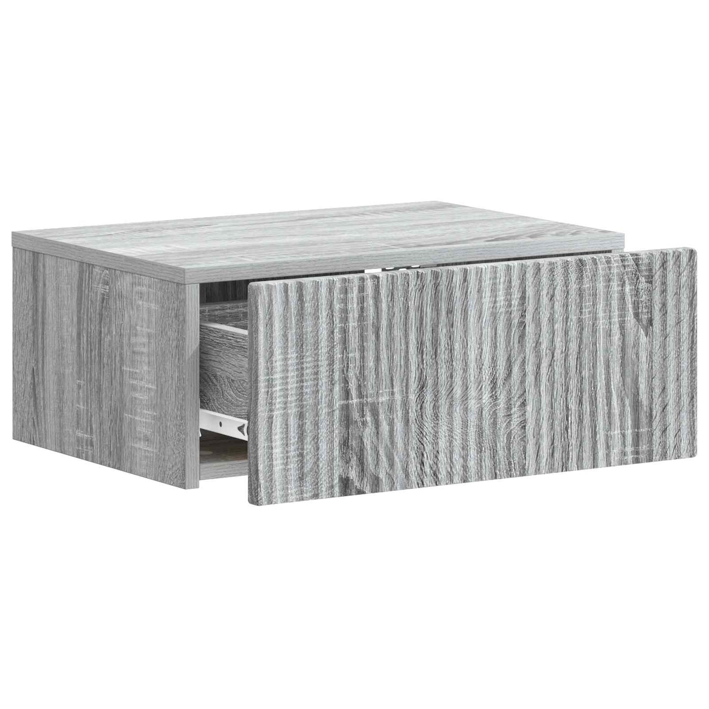 vidaXL Τοίχου Κρεμαστό Κομοδίνο 2 τμχ. Γκρι Sonoma 49 x 34,5 x 20 εκ.