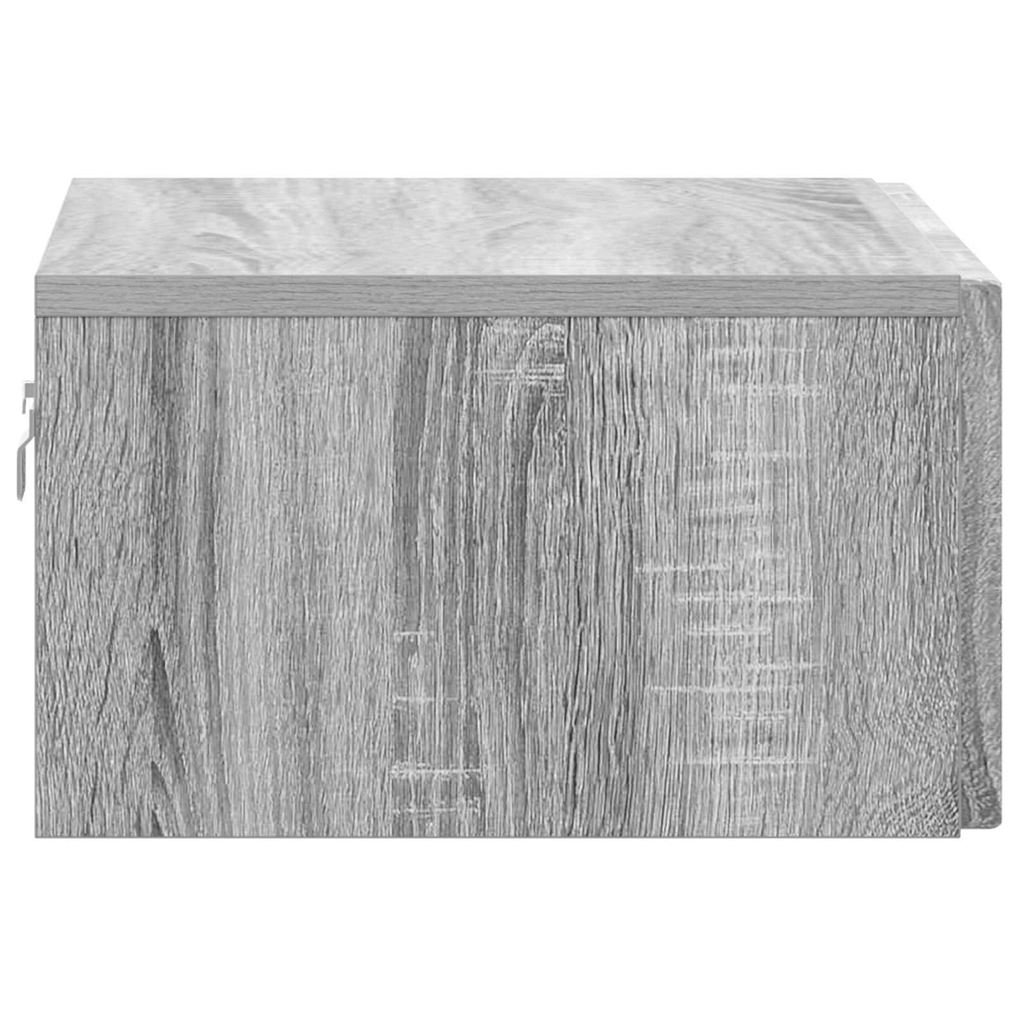 vidaXL Τοίχου Κρεμαστό Κομοδίνο 2 τμχ. Γκρι Sonoma 49 x 34,5 x 20 εκ.