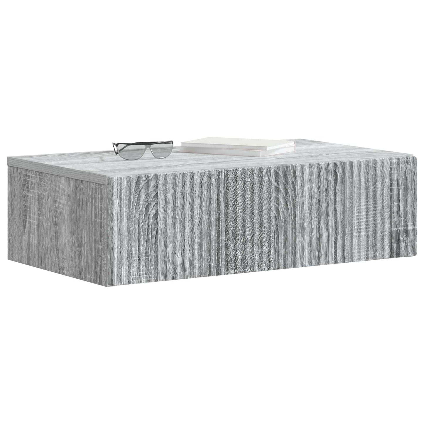 vidaXL Τραπεζάκι Τοίχου 59 x 34,5 x 17 εκ. Επεξεργασμένο Ξύλο