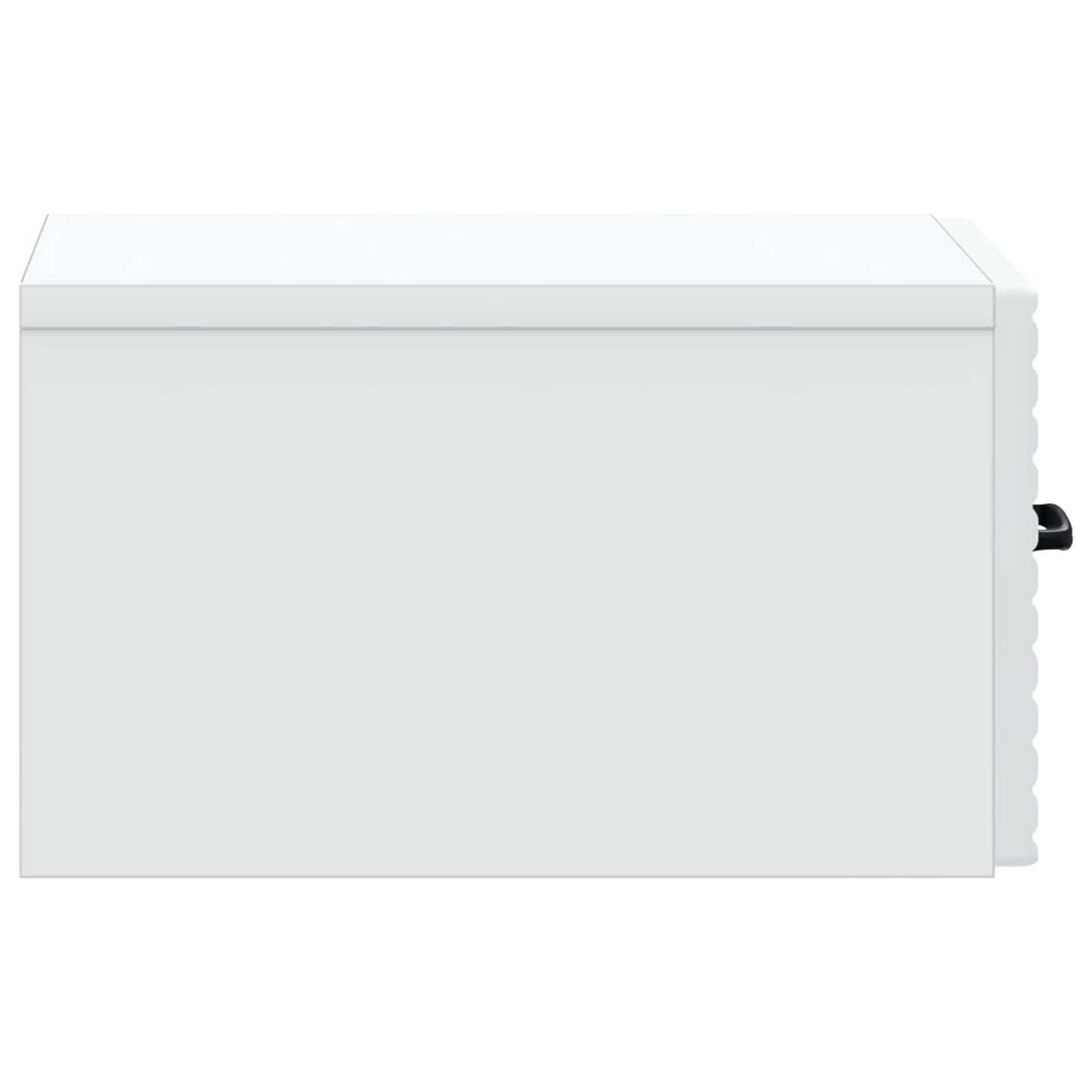 vidaXL Τοίχου Κρεμαστό Κομοδίνο 2 τμχ. Λευκό 34,5 x 33 x 20 εκ.