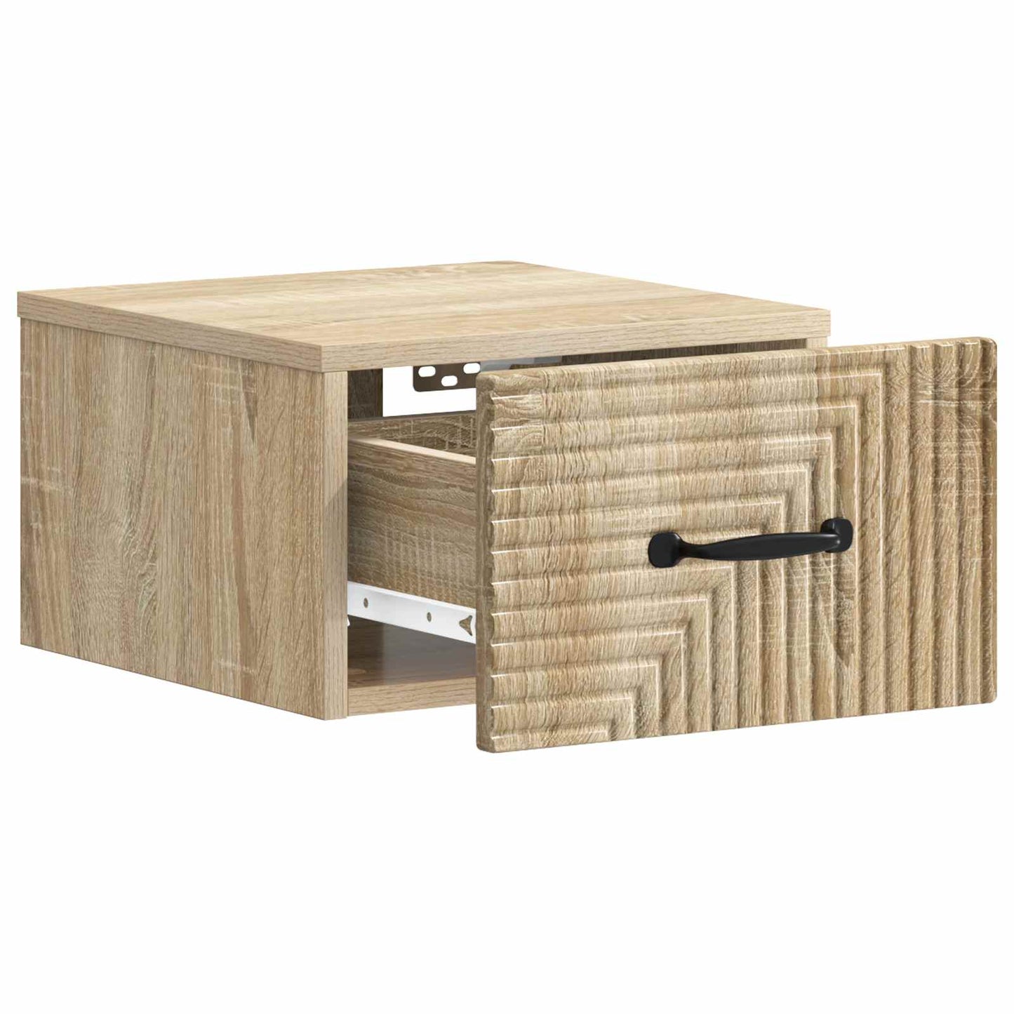 vidaXL Τοίχου Κρεμαστό Κομοδίνο 2 τμχ. Sonoma Δρυς 34,5 x 33 x 20 εκ.