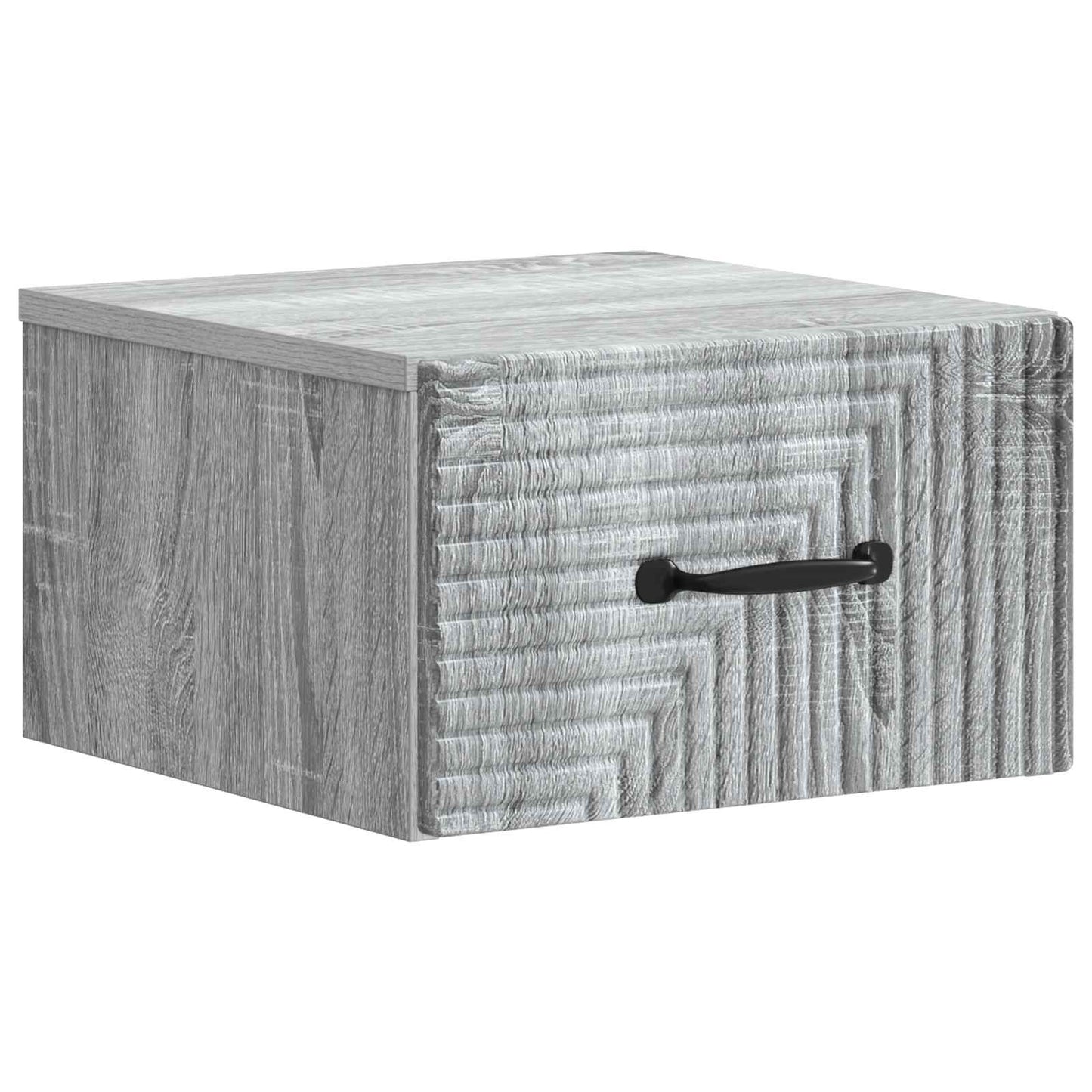 vidaXL Τοίχου Κρεμαστό Κομοδίνο 2 τμχ. Γκρι Sonoma 34,5 x 33 x 20 εκ.