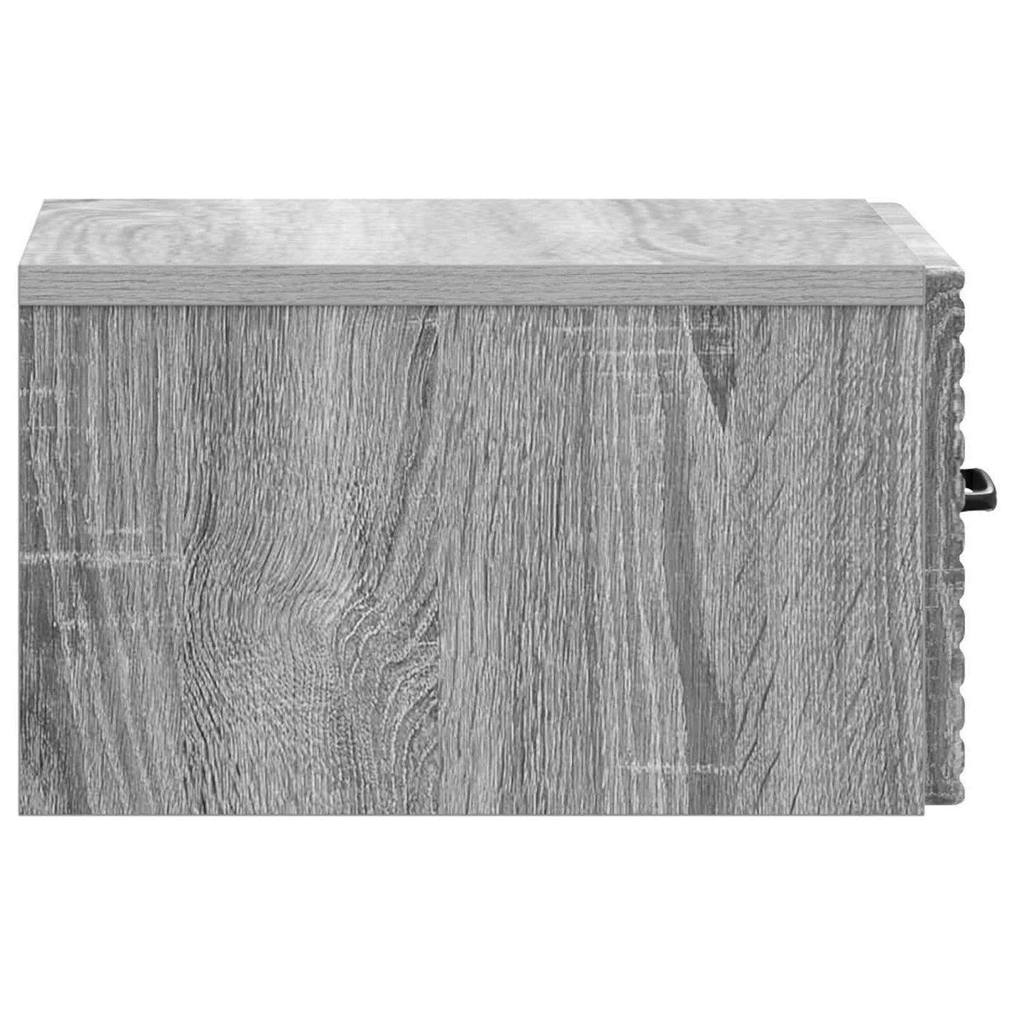 vidaXL Τοίχου Κρεμαστό Κομοδίνο 2 τμχ. Γκρι Sonoma 34,5 x 33 x 20 εκ.