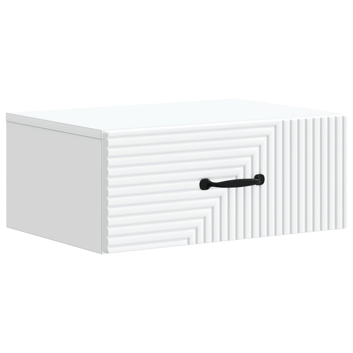 vidaXL Τοίχου Κρεμαστό Κομοδίνο 2 τεμ. Λευκό 49 x 34,5 x 20 εκ.
