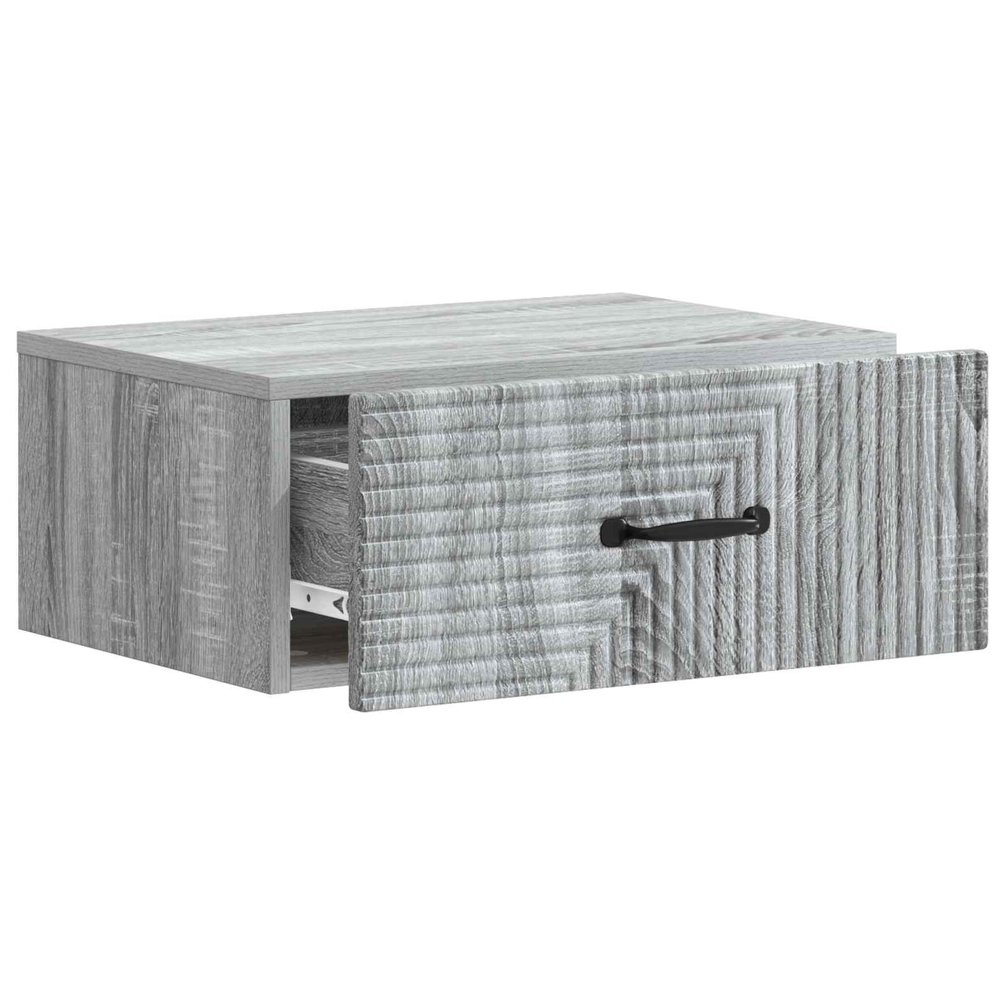 vidaXL Τοίχου Κρεμαστό Κομοδίνο 2 τμχ. Γκρι Sonoma 49 x 34,5 x 20 εκ.