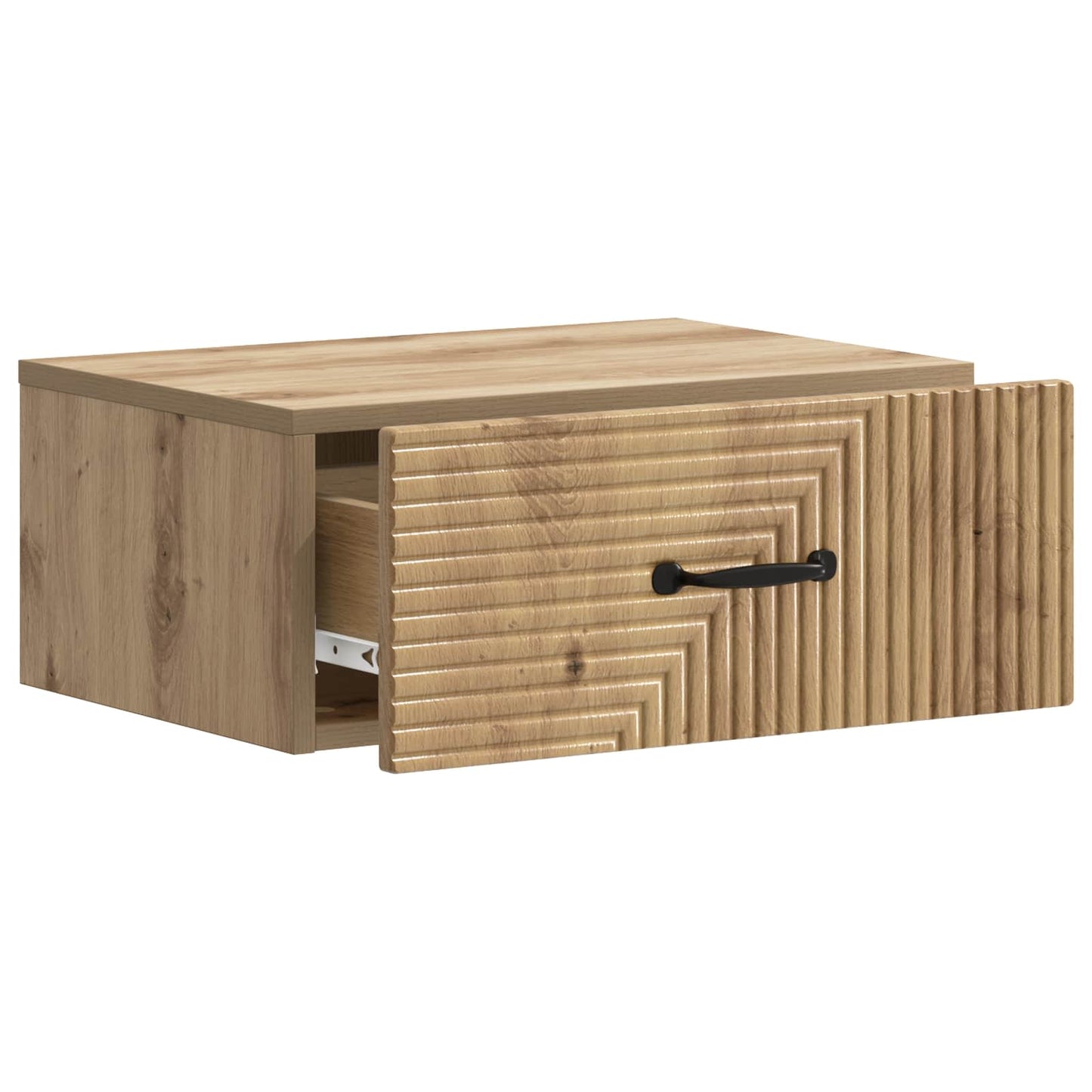 vidaXL Τοίχου Κρεμαστό Κομοδίνο 2 τμχ. Artisan Δρυς 49 x 34,5 x 20 εκ.