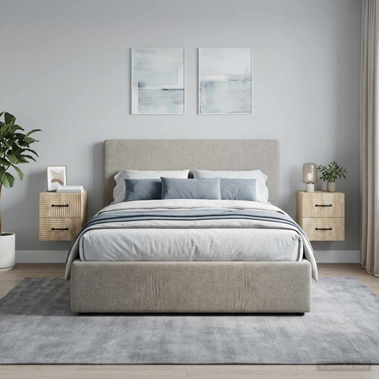 vidaXL Τοίχου Κρεμαστό Κομοδίνο 2 τμχ. Sonoma Δρυς 34,5 x 33 x 40 εκ