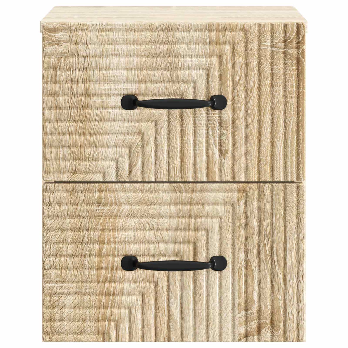vidaXL Τοίχου Κρεμαστό Κομοδίνο 2 τμχ. Sonoma Δρυς 34,5 x 33 x 40 εκ