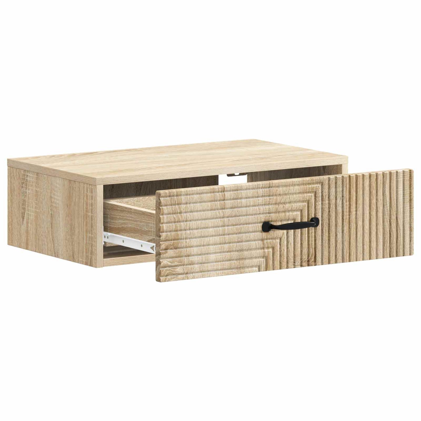 vidaXL Τραπεζάκι Τοίχου 59 x 34,5 x 17 εκ. Επεξεργασμένο Ξύλο