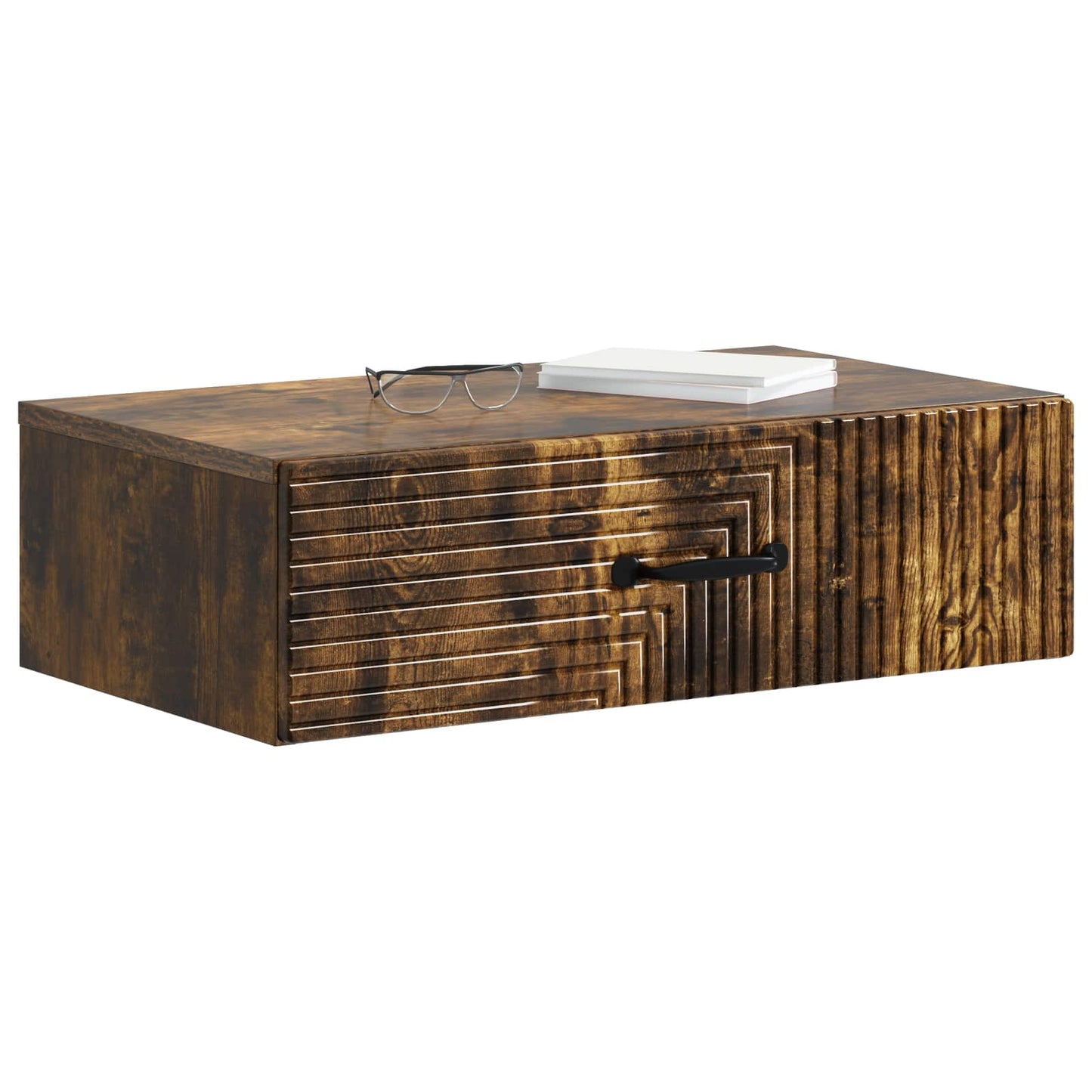 vidaXL Τραπεζάκι Τοίχου 59 x 34,5 x 17 εκ. Επεξεργασμένο Ξύλο