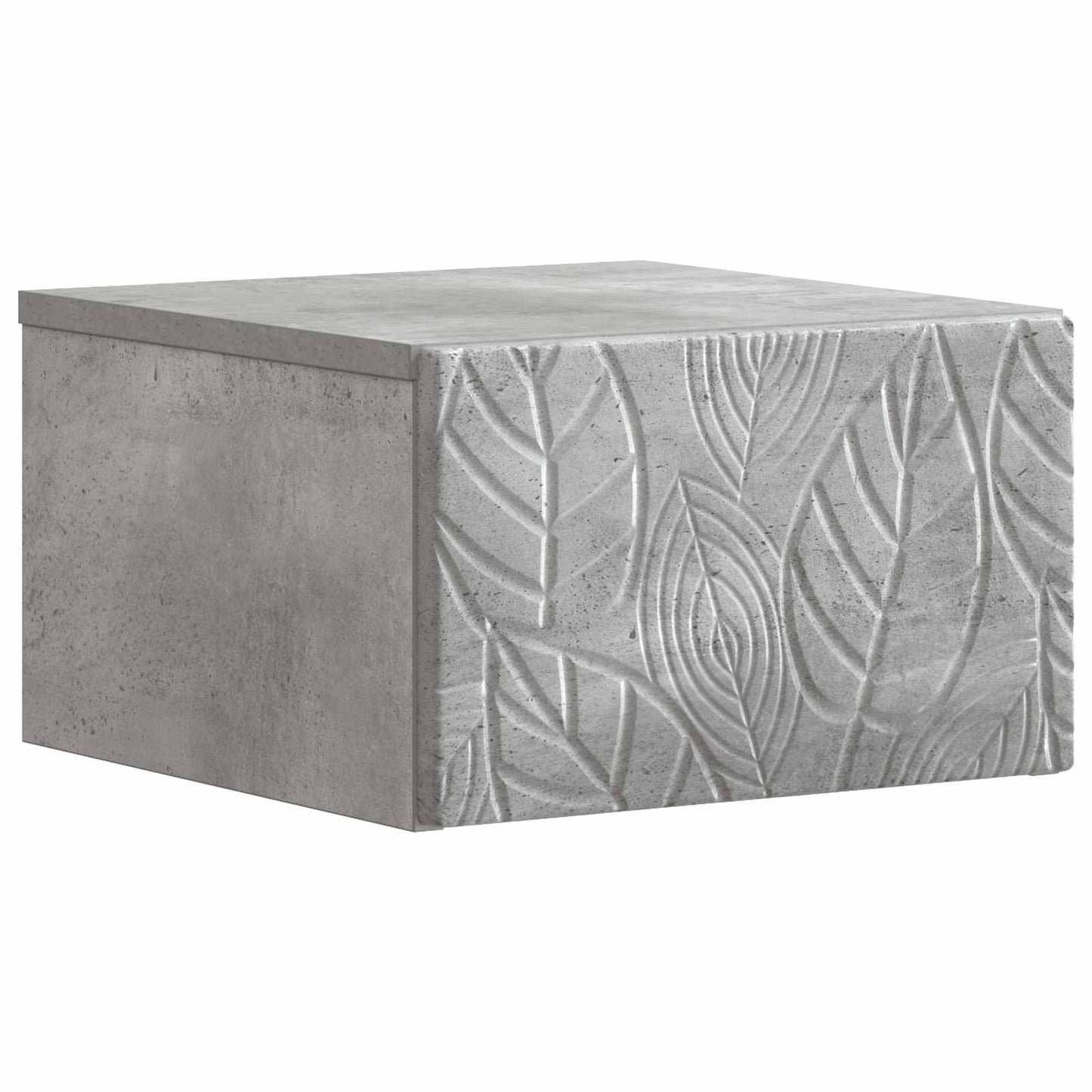 vidaXL Τραπεζάκι Τοίχου Γκρι Σκυροδέματος 34,5 x 33 x 20 εκ.